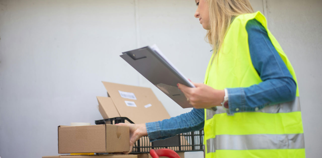 A Woman Dressed In A Safety Vest Is Holding A Clipboard, Suggesting She Is Conducting An Assessment Or Monitoring Activity